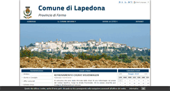 Desktop Screenshot of comunedilapedona.it
